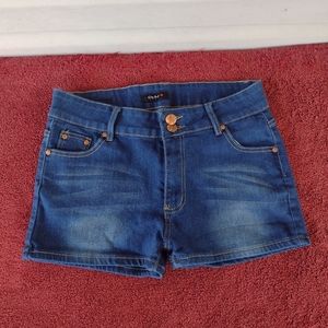 City ink blue denim shorts size 15